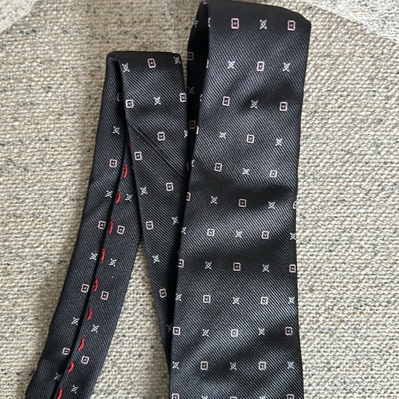 Arnold Brant made in Italy men’s tie navy blue - Picture 2 of 5